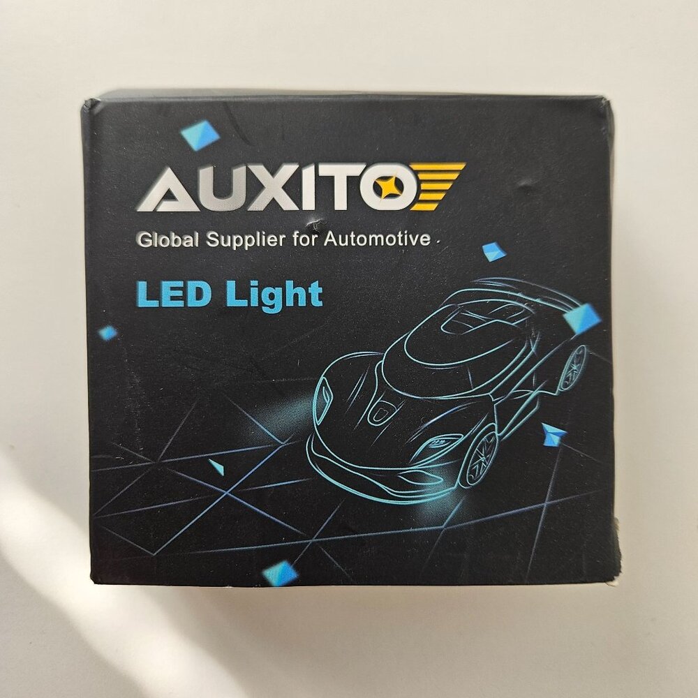 Auxito 12V LED Light Bulbs For Fog Light Or DRL Automotive Use White 2 pcs